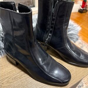 Black Leather Florsheim Duke Boots